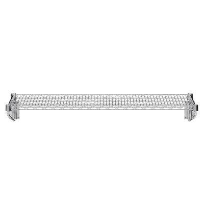 Chrome Wire Wall Mount Shelf