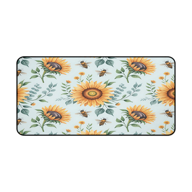 Polyester Desk Pad, 14.4x12.1