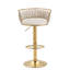 Tabouret de bar pivotant avec dossier Ginko-879315310-882844516