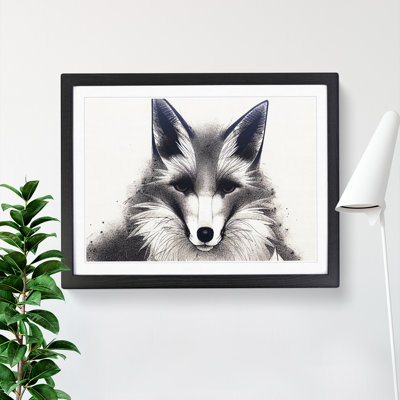 Edgy Fox - Single Picture Frame Print