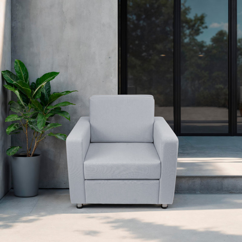 Chaise d'extérieur avec Sunbrella - toile granit, Toile granit