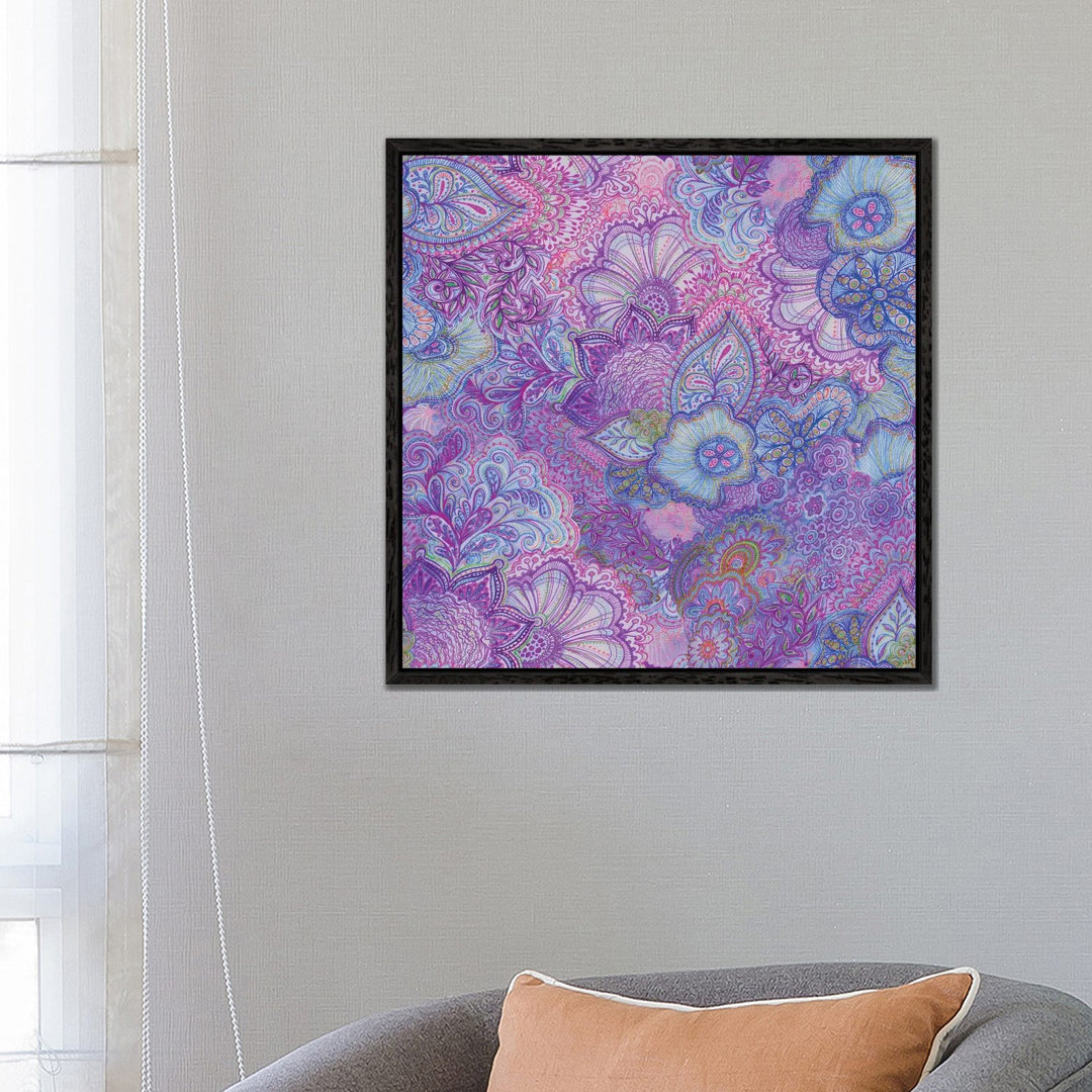 Flourish Purply von Stephanie Corfee - Gallery-Wrapped Canvas Giclée on Canvas