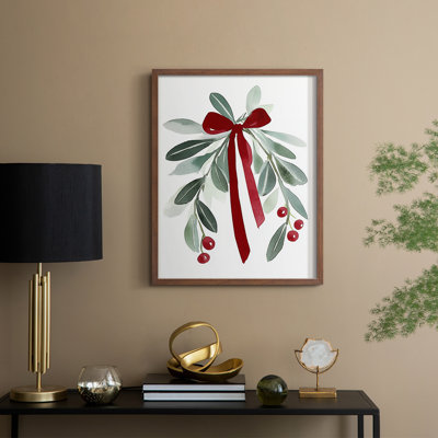 Christmas Holiday Art CXXVIII Framed Print - Solid Wood