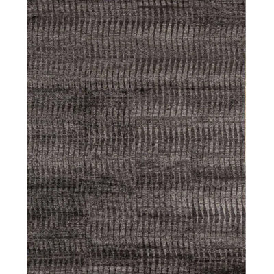Tapis noir et noir de haute qualité noué à la main