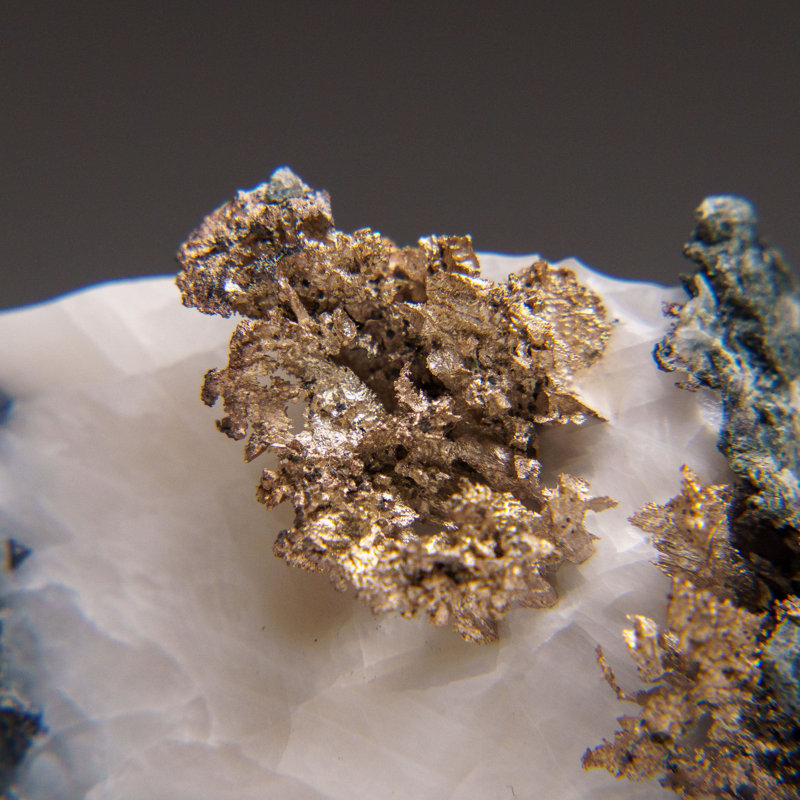 Silver On Calcite Crystal Cluster  Matrix From Bouismas Mine, Zagora, Morocco