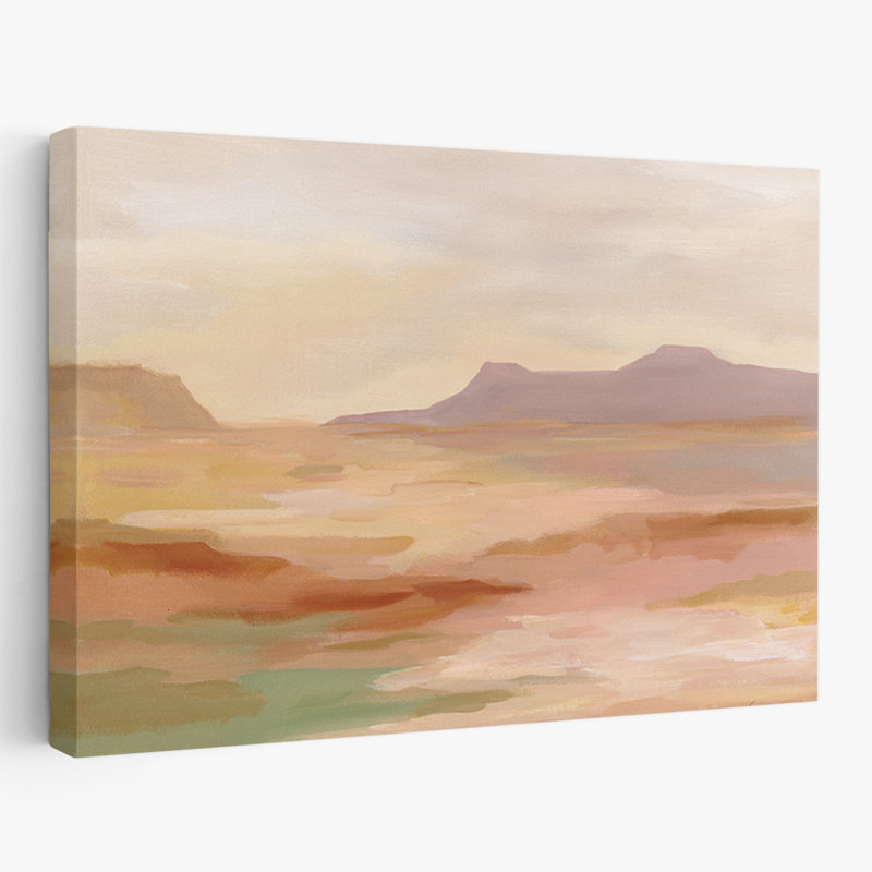 Abstrait - teintes désertiques, H 24 po x l 36 po