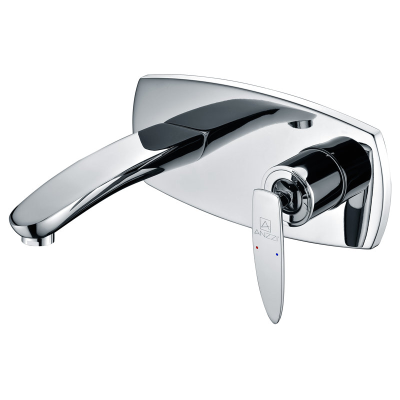 Voce Wall Mounted Optional Single-handle Bathroom Faucet with Drain Assembly