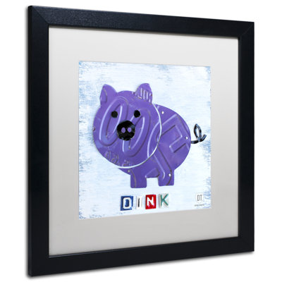 «Ammara Oink the Pig» par Design Turnpike, art encadré