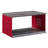 Red Accent Table Wall Shelf Set