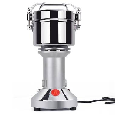 750g Electric Grain Dry Grinder Commercial Swing Type Dry Mill Machine,  Stainless Steel 2600W High Speed Pulverizer for Coffee Spice Grind…