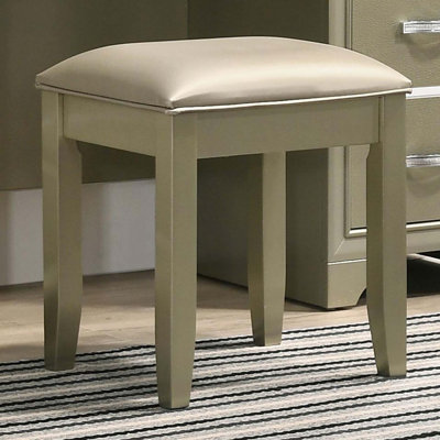 Tabouret de coiffeuse avec siège rembourré