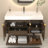 Moreno Stella 42 Inches Wall Mounted Vanity Set With Doors And Inside Drawer-862254145