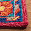 Tapis bleu / rouge en laine / coton touffeté à la main Ferrelview-246283558