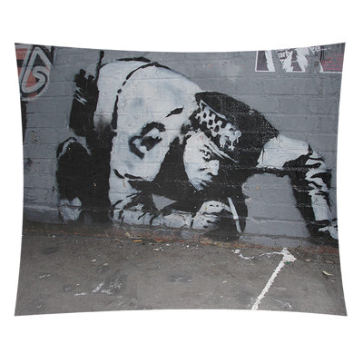 Tapisserie en cuivre snorting en polyester
