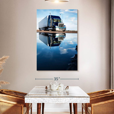 Mehar Semi Truck Reflection
