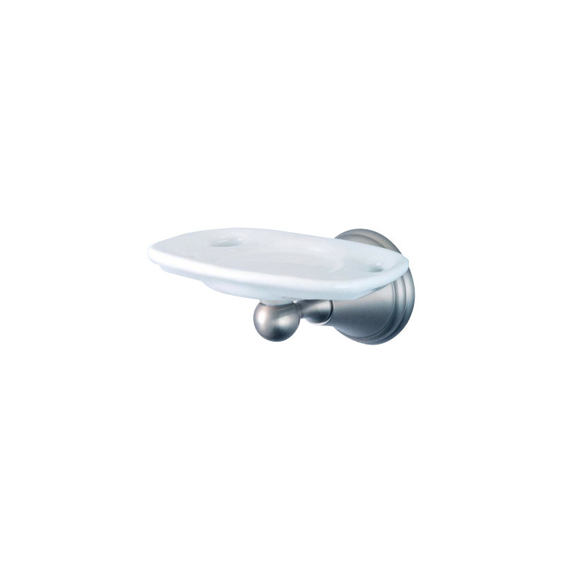 Copenhagen Toothbrush & Tumbler Holder, Satin Nickel