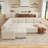 Brunella U-shaped Modular Sleeper Sectional Corduroy Sofa Bed With Storage Space-1503454833