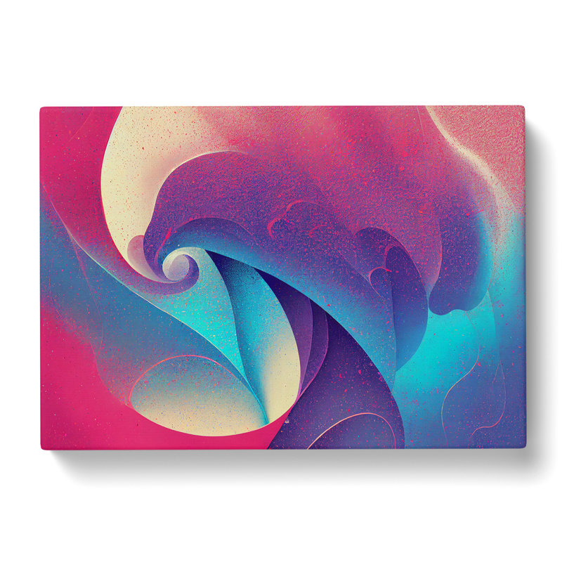 Divine Abstract Fractals - Wrapped Canvas, 50cm H x 76cm W x 3cm D