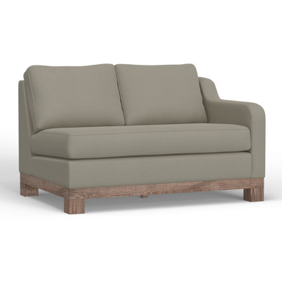 Giralda Wooden Frame & Base, Sectional Right-Arm Loveseat