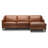 Leyla Genuine Leather 100" 2-Piece Sectional