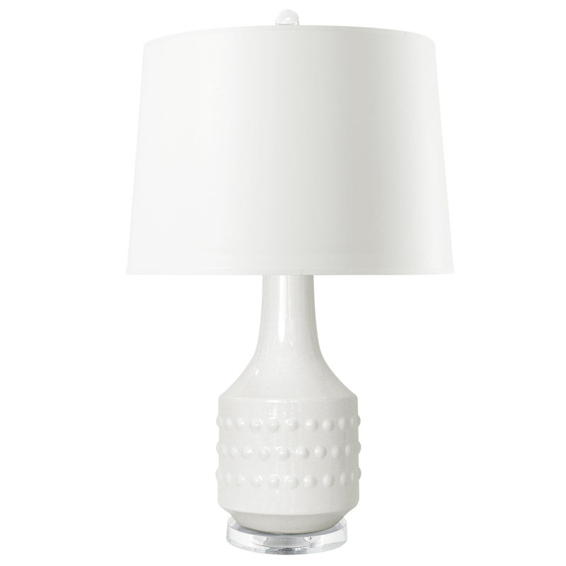 Mariah Table Lamp, White