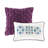 Full/Queen Purple Reversible Quilt With Shams - Bedroom Warmth Microfiber Bedding Ensemble Soft Texture