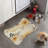 Warm Neutrals - 1 Piece Bone Shape Feeding Mat