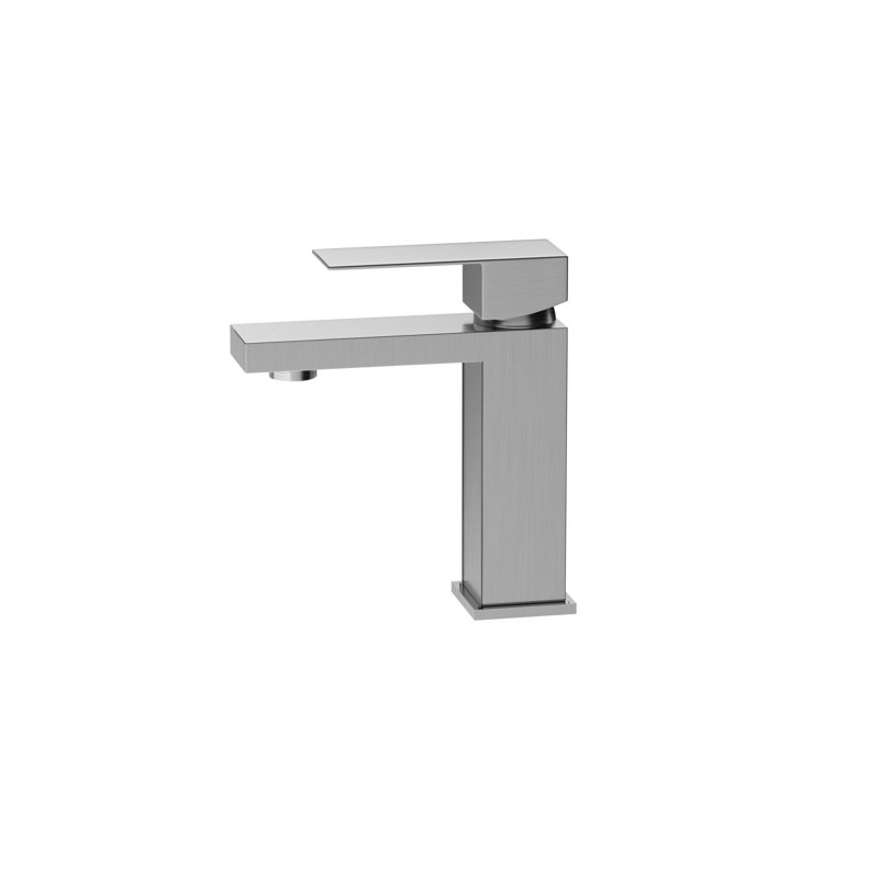 Single Hole Bathroom Faucet with Drain Assembly, Brushed Nickel