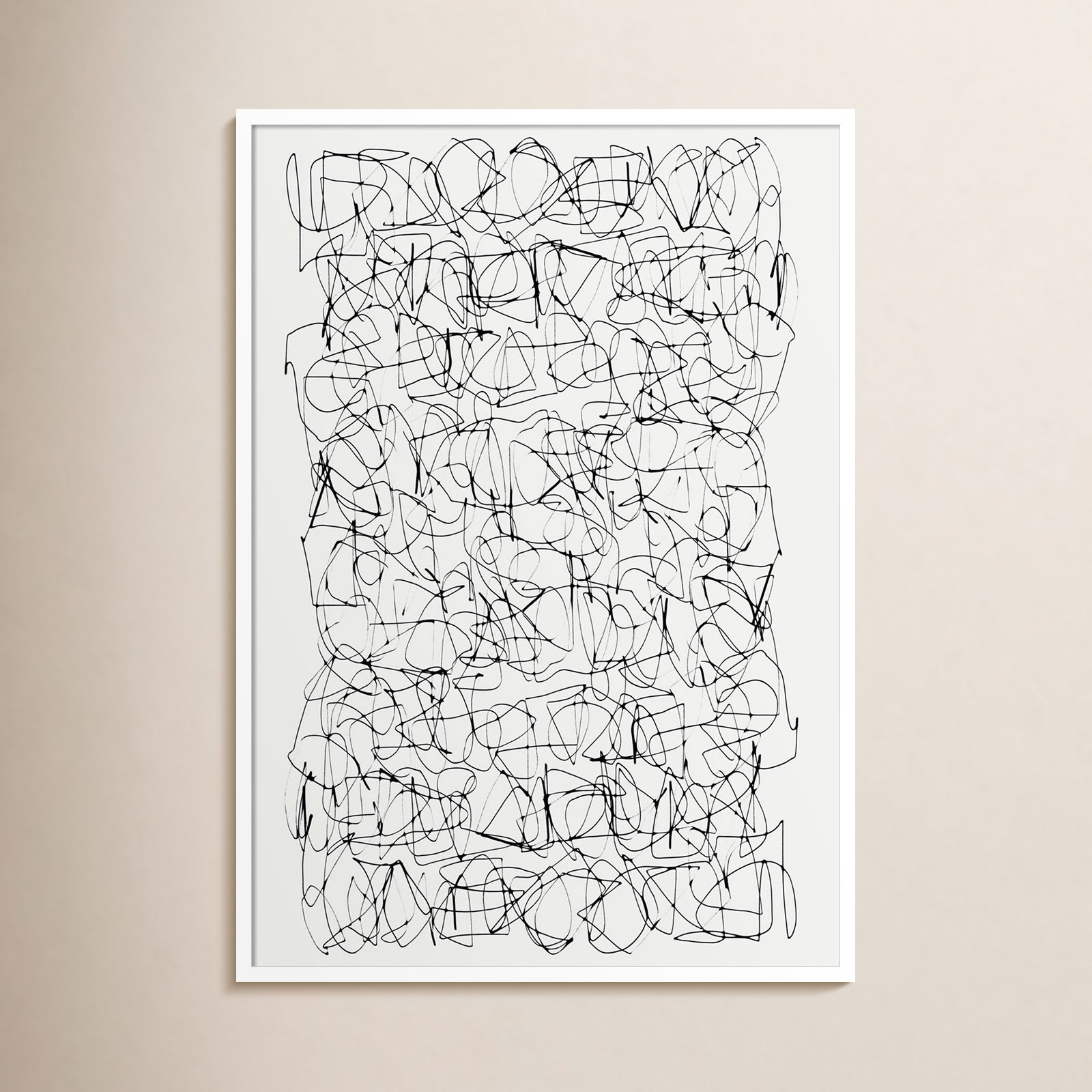 Circuitry by Dan Hobday, 41" H X 29" W, White