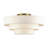 Ayden 5 Light Antique Brass Extra Large Semi-flush-123640711