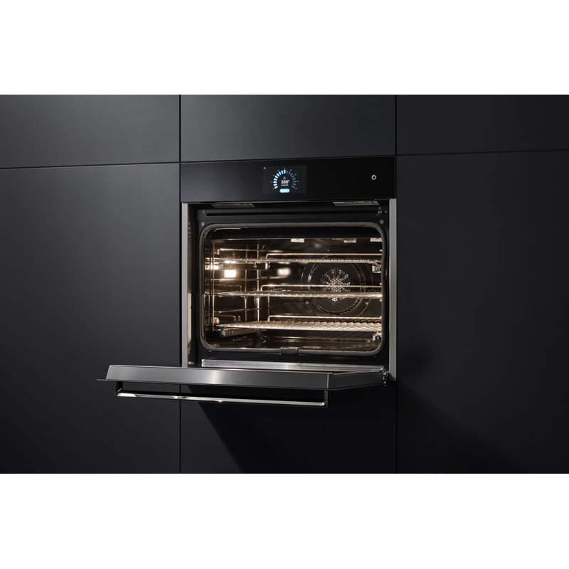 30"W. Single Electric Oven, Black Glass