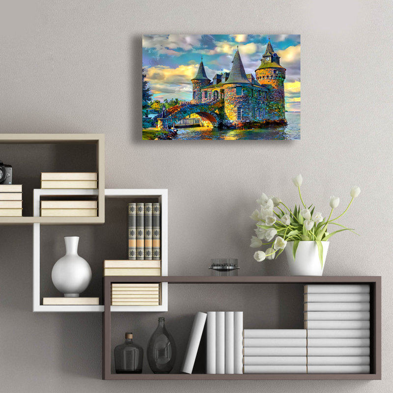 «Château Boldt d'Alexandria Bay États-Unis New York» par Pedro Gavidia 24 po x 16 po, H 16 po x l 24 po