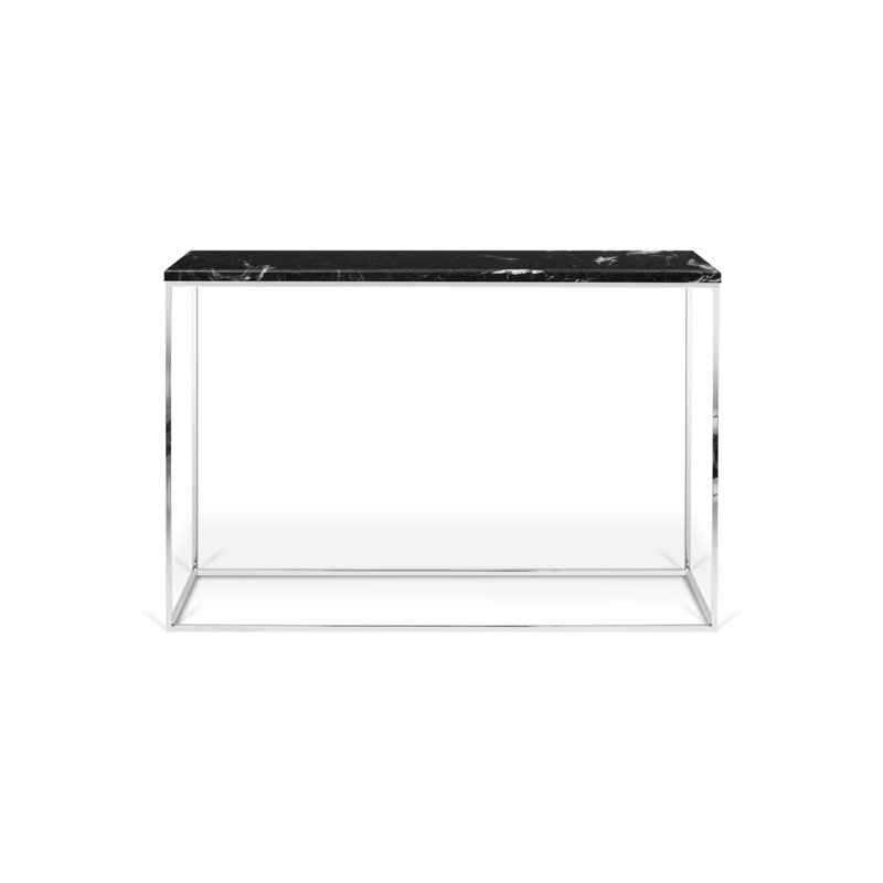 Duell 120cm Console Table, Black, Black, 76 H x 119 W x 41 D cm