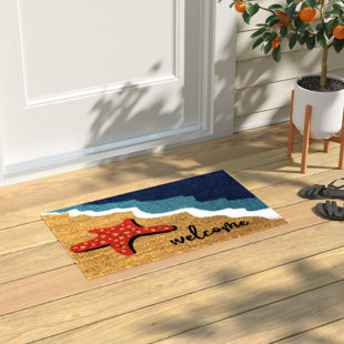 Nautical Beach Doormats that Bring Color to your Step