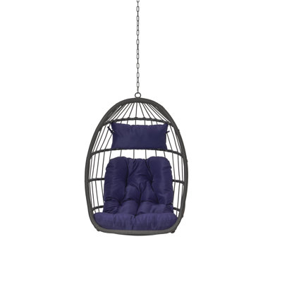 Outdoor Garden Rattan Egg Swing Chair