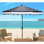 Natalee 108" Scalloped Tilt Top Market Umbrella