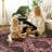 Washable Soft Vintage Rug Fashion Floral Rug For Living Room Dorm Decor-105526176
