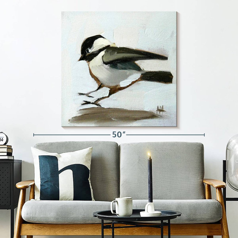 Crowle Coming In For A Landing, 33" H x 33" W