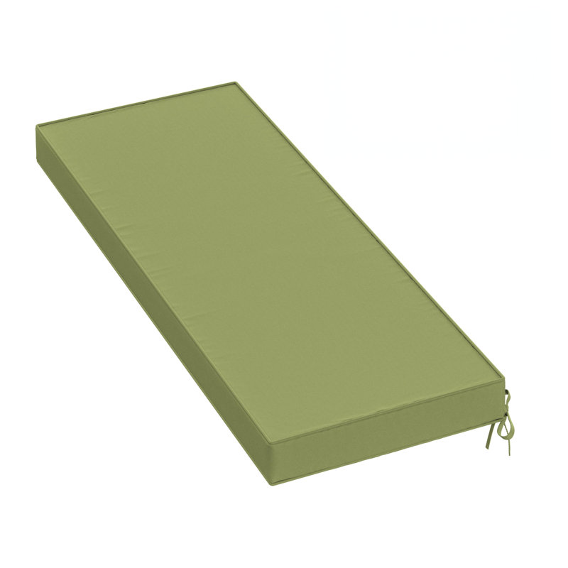 Outdoor Bench Cushion 45 X 18 X 3 Inch Indoor And Outdoor Seat Cushions, 45" W x 18" D, Pea Green