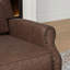 Fauteuil en similicuir avec dossier inclinable
