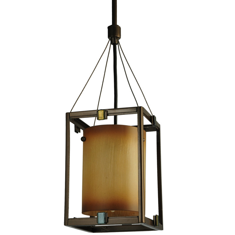 1 - Light Golden Bronze Single Pendant