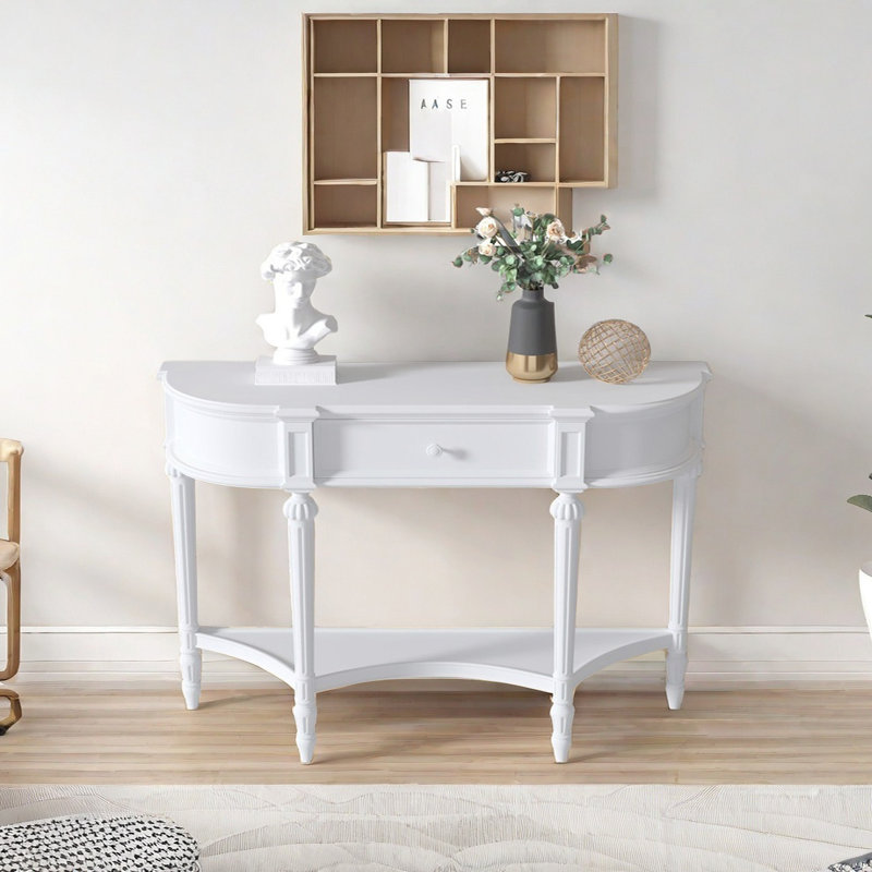 Lourdine, 34.65" H x 47.24" W x 14.96" D, White