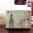 Vintage Letter Paper Cookie Container Decorative Secret Box With Key And Lock, Green