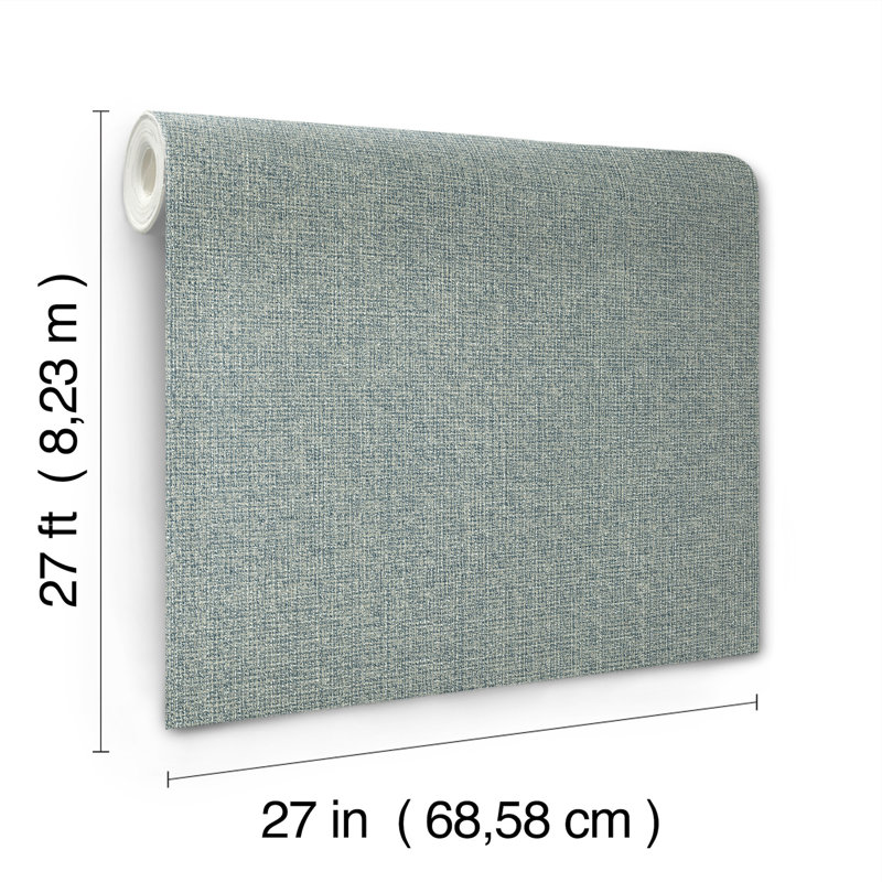 Papier peint en coton Brindled, Bleu