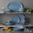 Noritake Colorwave Kiln Azure 12-Piece Dinnerware Set, Service for 4