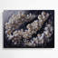 Art mural en métal légumes et huître champignon mauve-821897513