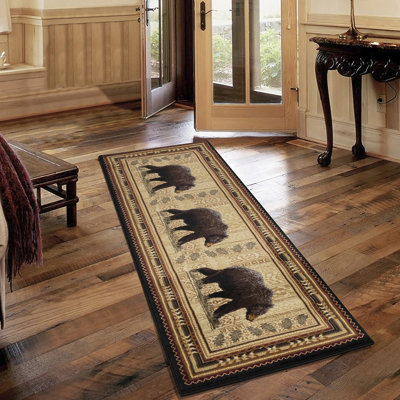 Tapis noir Nature's Nest
