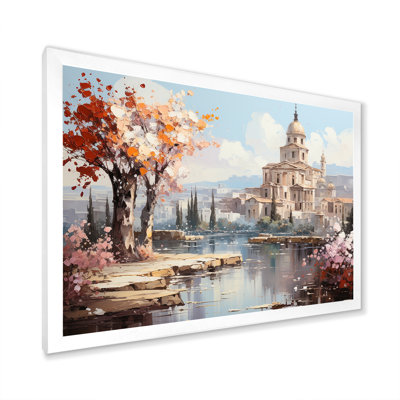 «Springtime Roman Empire Landscape 3», art mural Italie