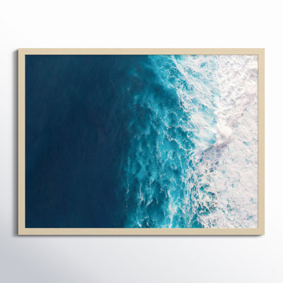 Seascape of Splashing Waves Print