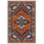 Tapis bleu marine en coton et polyester à imprimé numérique Martwon Collection-1269262854